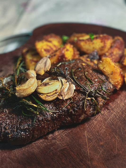 Steak & Roasted Sweet Potato