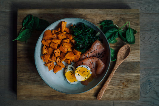 Smoked Salmon & Sweet Potato Bowl