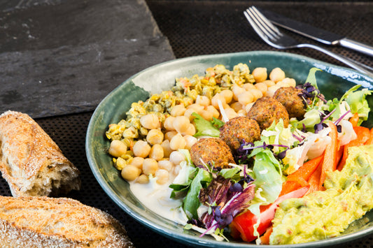 Rainbow Falafel Salad Bowl