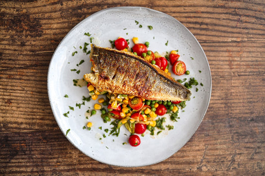 Pan-Seared Sea Bass with Herbed Couscous