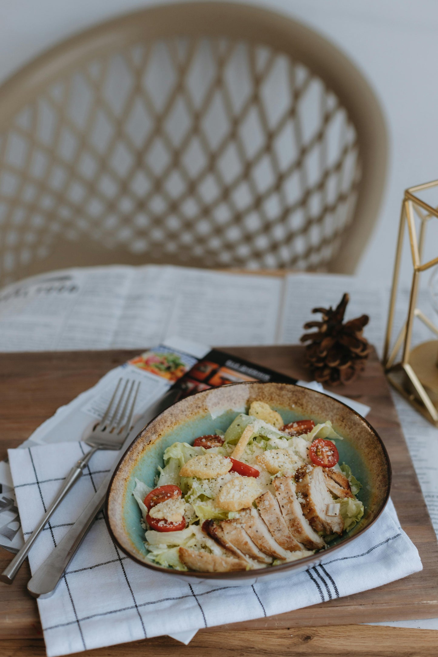 Chicken Caesar Grain Salad